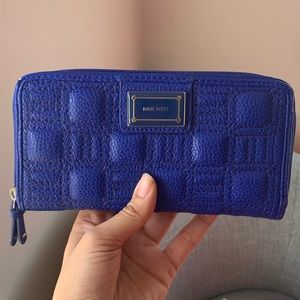 Blue wallet